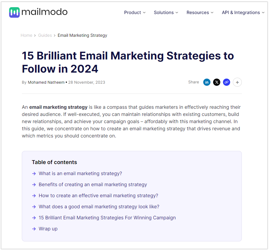 stratégies de marketing par courriel